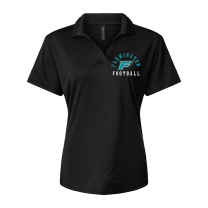 Womens Black Pro-Lock Performance Polo