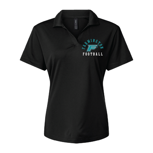 Womens Black Pro-Lock Performance Polo