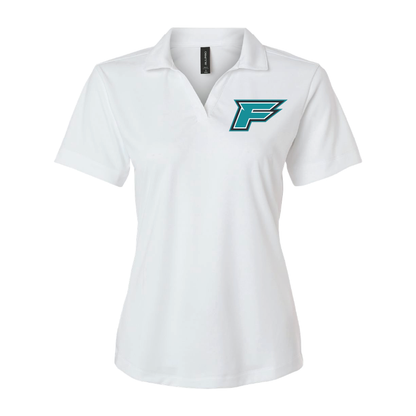 Womens White Pro-Lock Performance Polo