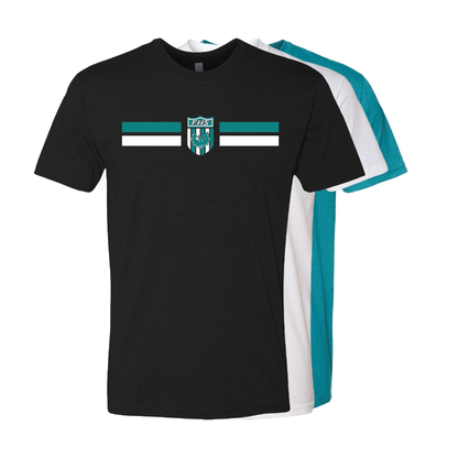 Shield W/Stripe - Mens | Womens | Youth CVC T-Shirt