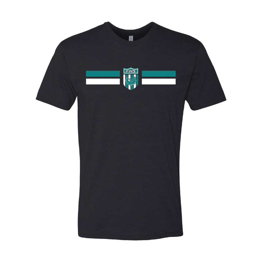 Shield W/Stripe - Mens | Womens | Youth CVC T-Shirt