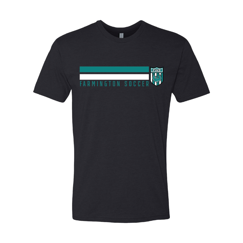 Farmington Soccer Crest W/Stripe - Mens | Womens | Youth CVC T-Shirt