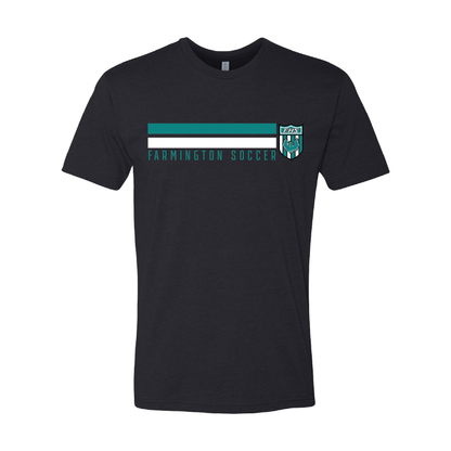 Farmington Soccer Crest W/Stripe - Mens | Womens | Youth CVC T-Shirt