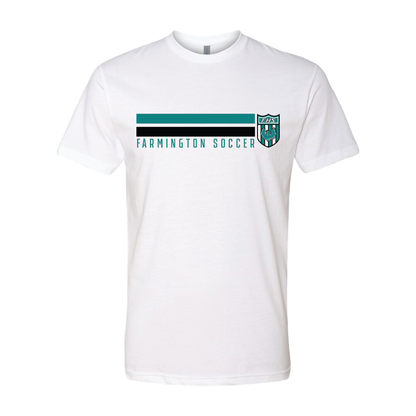Farmington Soccer Crest W/Stripe - Mens | Womens | Youth CVC T-Shirt