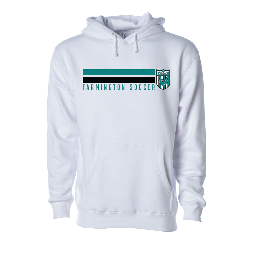 Farmington Soccer Crest W/Stripe - Adult | Youth Hoodie