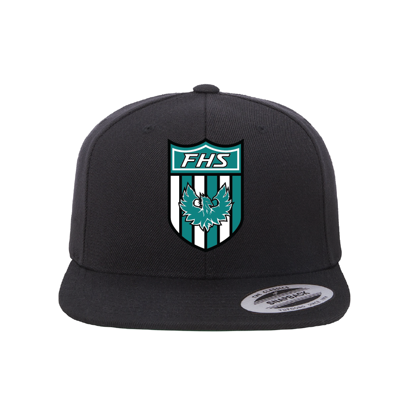 Farmington Soccer Crest - Flat Bill Snapback