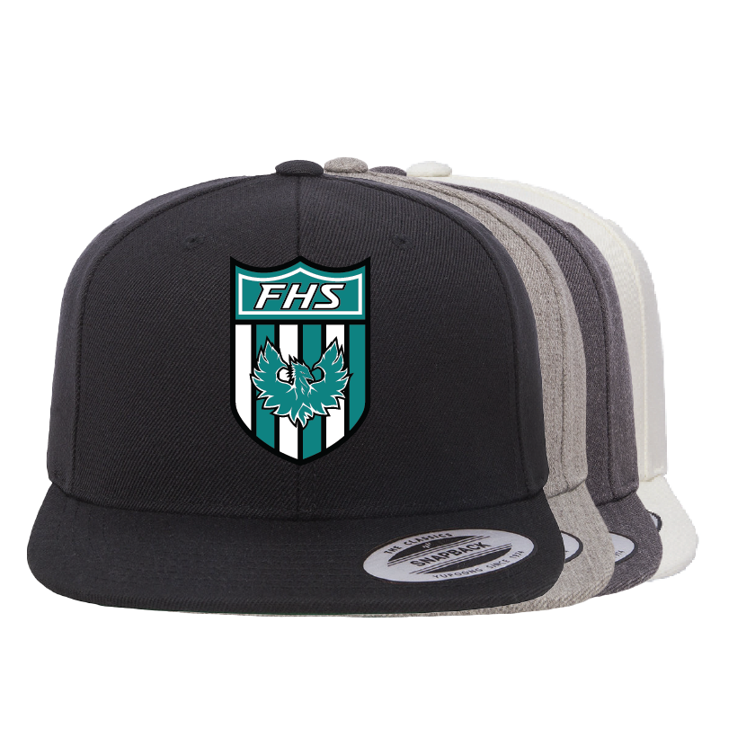 Farmington Soccer Crest - Flat Bill Snapback