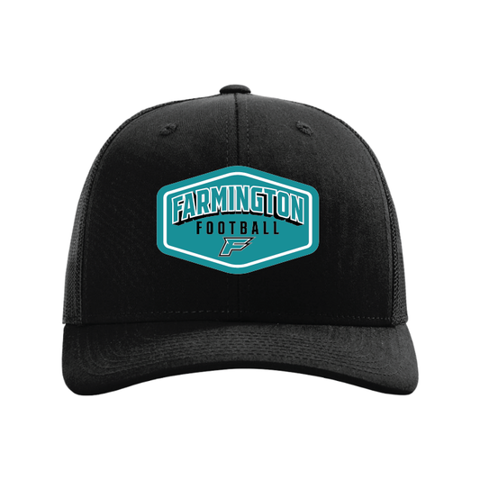 Farmington Football Drop Shadow Patch - Trucker Hat