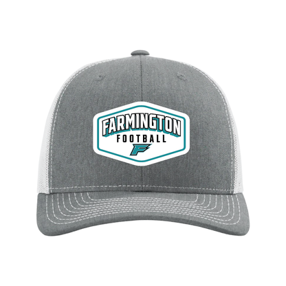 Farmington Football Drop Shadow Patch - Trucker Hat