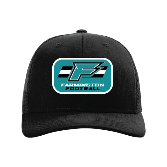 F Logo w/Stripe Patch - Trucker Hat