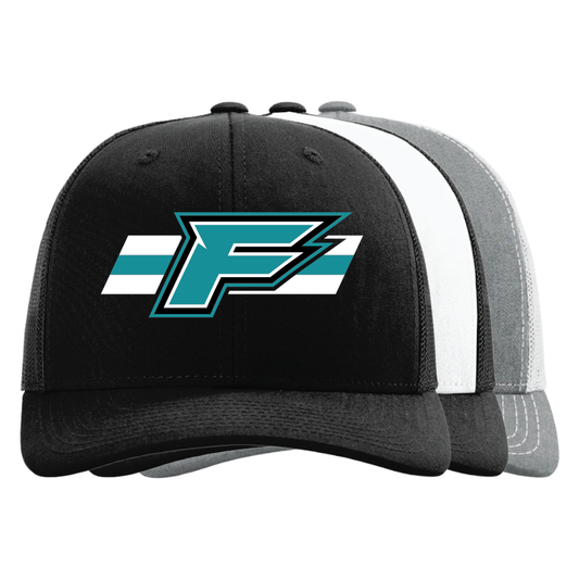 F Logo w/Stripe - Trucker Hat